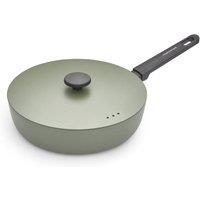 Morphy Richards 28cm Forged Aluminium Saute Pan in Green | Size: Large