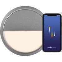 Nordlux Modern Outdoor Ceiling Light Grey Aluminium Intergrated LED Smart, IP54