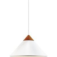 Nordlux Modern Indoor Pendant Light White Metal E27 Wood - Mains Powered, IP20