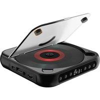 VOGREX CD Player Rechargeable Bluetooth Portable Personal Car 2025 in Black