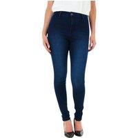 Smart Living Women's Stylish Skinny Fit High Waisted Denim Jeans in Dark Blue | Size: 22