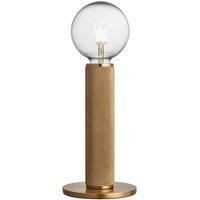 Industville Knurled Edison Table Lamp in Metallic Gold | Size: Medium