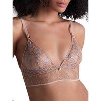 Aubade Women's Sound of Heart Triangle Bralette in Nude | Size: 8