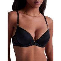 Aubade Women's Sheer Emotion Push-Up Bra in Black | Size: 36A