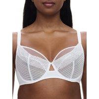 Chantelle Women's Play Full Cup Covering Bra in White | Size: 42D