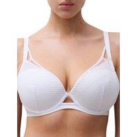 Chantelle Women's Play Plunge T-Shirt Bra in White | Size: 38A