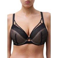 Chantelle Women's Play Plunge T-Shirt Bra in Black | Size: 36DD