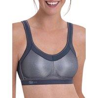 Anita Women's Momentum Sports Bra in Grey | Size: 42A