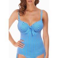 Freya Women's Beach Hut Non Padded Plunge Tankini in Blue | Size: 34F