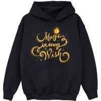 Wish Girl's Magic In Every Hoodie in Black | Size: 3-4 Years
