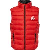 Kings Will Dream Boy's Jackinson Quilted Padded Gilet in Red | Size: 7-8 Years