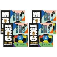 Sure Men's FIFA Fans Favourites 'Gift Set' for Him Body Wash & Skills Ball + Pump | Size: 4 Pack