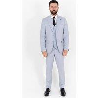 V2 Classic Men's Michael Three Piece Sky Suit in Light Blue | Size: 50R