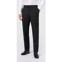 Alexandre Silver Label Men's Regular Fit Ellerton Dresswear Trousers in Black | Size: 50R