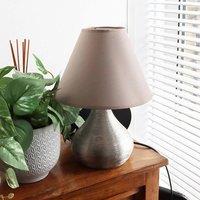 Voltico 2PK Adjustable 9 Inch Fabric Coolie Lampshade in Light Brown