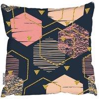 Benjamin Tate Design Geometric Hexagon Collection (Cushion)