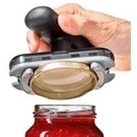 EONLION Easy-Grip Jar Opener for Effortless Lid Removal in Black