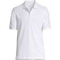 Lands' End Men's Stretch Piqu Polo Shirt, Traditional Fit in White | Size: 2XL