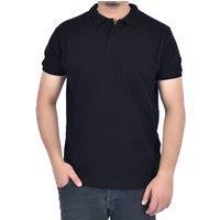 Smart Living Men's Classic Short Sleeve Polo Shirt in Black | Size: Medium