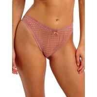 Freya Women's Spot-Light High Leg Brief in Pink | Size: 14