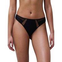 Chantelle Women's Play Tanga in Black | Size: 16