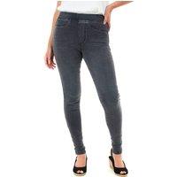 Smart Living Women's Skinny Fit Denim Jeggings with Pockets - Classic Casual Trousers in Grey | Size: 26