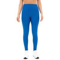Smart Living Women's Comfortable & Versatile Honeycomb Waffle Leggings in Blue | Size: Medium