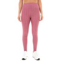 Smart Living Women's Comfortable & Versatile Honeycomb Waffle Leggings in Pink | Size: Small