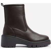 Linzi Women's Limited Brown Faux Leather Ankle Boot | Size: 5-Standard Fit