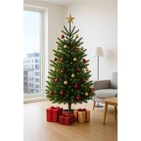 Clifton Premier Nordman Fir Xmas Tree -Low Needle Drop - 1.25m to 1.5m (4-5ft) in Green