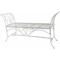 Ascalon Design Ltd Long Seat Bench - L130 x W42 x H70 cm - Green in White