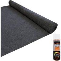 Monstershop Van Carpet Lining / Anthracite Dark Grey & 5 Adhesive Cans