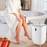 Costway 35L Large Towel Warmer Bucket Luxury Soggy Towel Heater & Dryer Combo in White