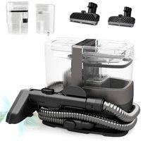Costway 1800W Carpet Cleaner Machine 17KPa Portable Spot Cleaner w/ 1.1L Tank in Black