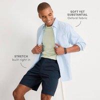 Lands' End Men's Sail Rigger Oxford Shirt, Traditional Fit in Blue | Size: XL