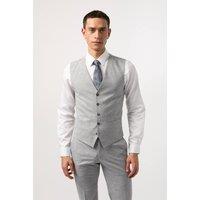 Antique Rogue Men's Slim Fit Waistcoat in Light Grey | Size: 42R