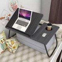 EONLION Black Folding Laptop Bed Table Portable Computer Lap Desk
