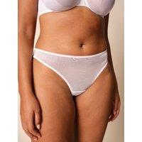Gossard Women's Glossies Thong - White | Size: Medium