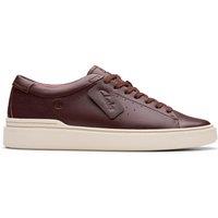 Clarks Men's Craft Swift Brown Leather Trainers, Lace Up | Size: 6-Standard Fit
