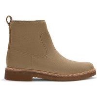 Clarks Men's Clarkdale Boot Dark Sand Suede Chelsea Boots in Beige | Size: 10-Standard Fit