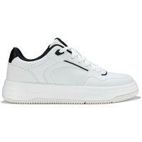 Clarks Men's Elham Lace White Combination Lace Up, Trainers | Size: 6-Standard Fit