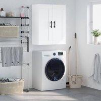 Berkfield Home Wall Mounted Cabinet White 69.5x34x90 cm Engineered Wood