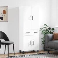 Berkfield Home Highboard White 69.5x34x180 cm Engineered Wood