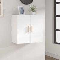 Berkfield Home Wall Cabinet White 60x30x60 cm Engineered Wood | Size: 60 x 30 x 60 cm