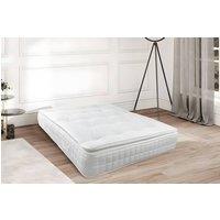 PARADISE BEDS LTD Grand Comfort Pillow Top Mattress in White | Size: Double