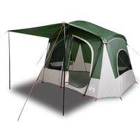 Berkfield Home Camping Tent Cabin 5-Person Green Waterproof