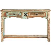 Berkfield Home Console Table 120x40x75 cm Solid Reclaimed Wood | Size: 120 x 40 x 75 cm