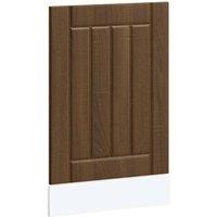 Berkfield Home Dishwasher Panel Lucca Brown Oak Engineered Wood