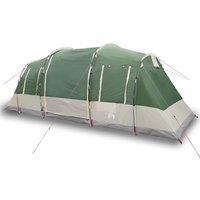 Berkfield Home Family Tent Tunnel 6-Person Green Waterproof