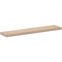 Berkfield Home Floating Shelf 110x23.5x4 cm Engineered Wood in Light Tan